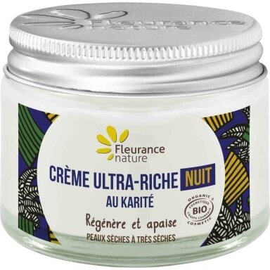 Fleurance naktinis taukmedžio kremas veidui 50ml