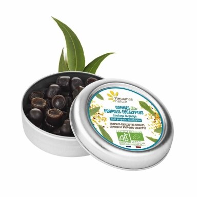 Fleurance propolio-eukalipto guminukai 30g Fleurance propolio-eukalipto guminukai 30g