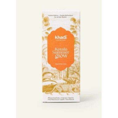 Khadi dažai plaukams Kerala Summer glow (tonuojantys) 100g Khadi dažai plaukams Kerala Summer glow (tonuojantys) 100g