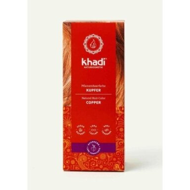 Khadi dažai plaukams Copper (Vario spalva) 100g Khadi dažai plaukams Copper (Vario spalva) 100g