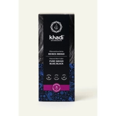 Khadi dažai plaukams Indigo 100g Khadi dažai plaukams Indigo 100g
