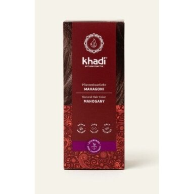 Khadi dažai plaukams Mahagoni (Raudonmedis) 100g Khadi dažai plaukams Mahagoni (Raudonmedis) 100g