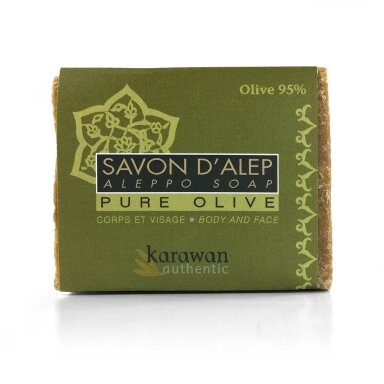 Natūralus aleppo muilas 95% Karawan Authentic 200g Natūralus aleppo muilas 95% Karawan Authentic 200g