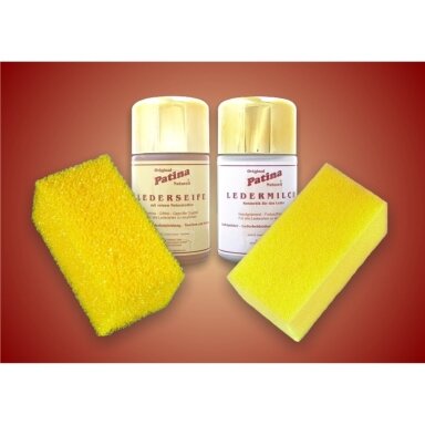 Odinių paviršių priežiūros rinkinys Patina Naturell 2x100ml